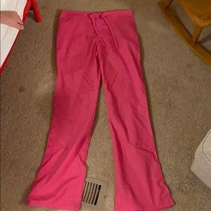 Pink Cherokee scrub pants